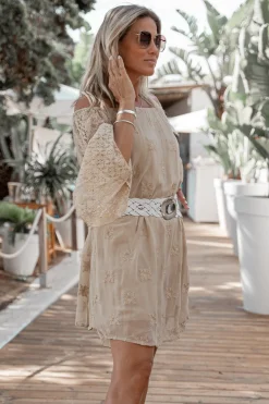 Caftan court Suze Sand