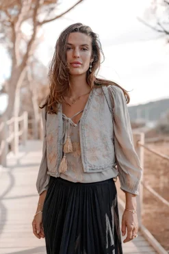 Cardigan Luciana Taupe clair