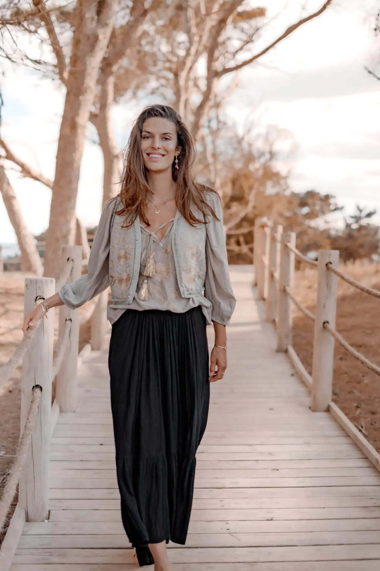 Cardigan Luciana Taupe clair