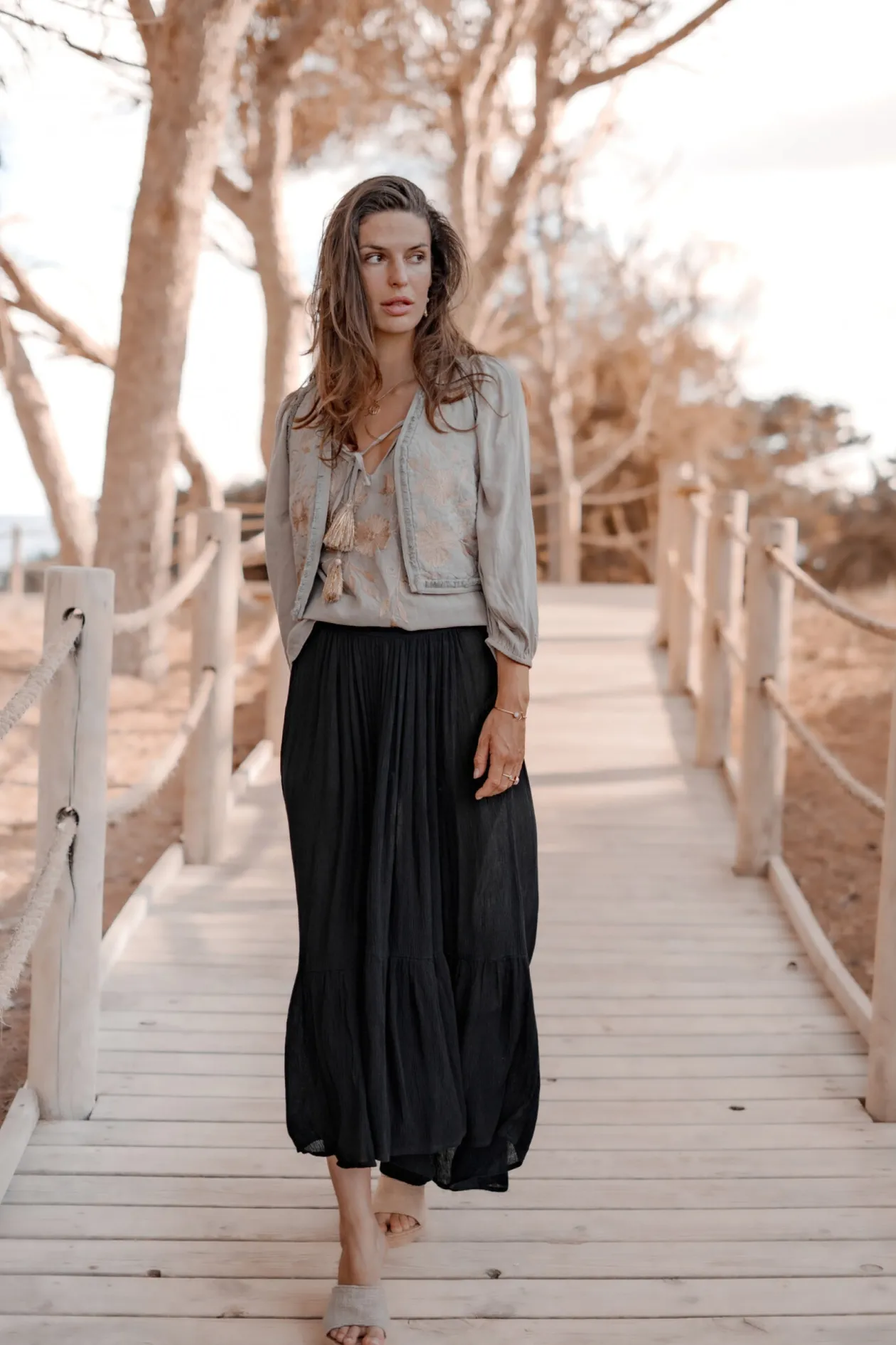 Cardigan Luciana Taupe clair