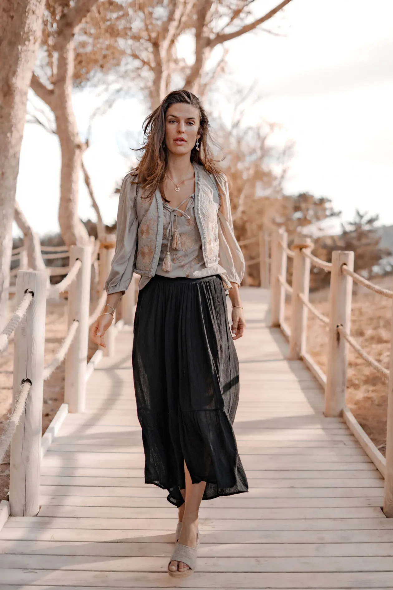 Cardigan Luciana Taupe clair