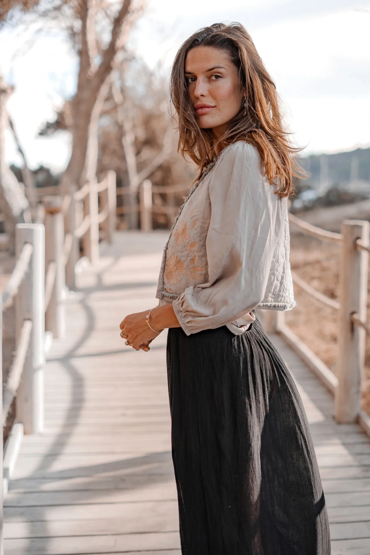 Cardigan Luciana Taupe clair