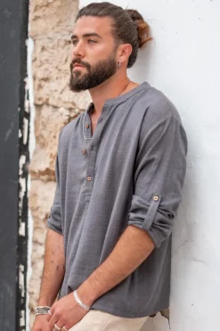 Chemisier Pablo Anthracite