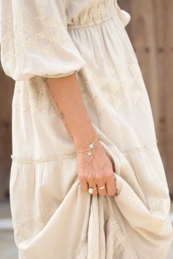 Robe longue Glorio Cuadros Sand