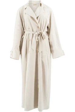 Trench-coat en lin Seth Beige