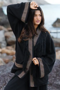 Veste kimono Esthetica Noir