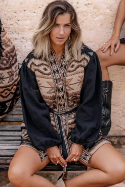 Veste longue Spirit Brown