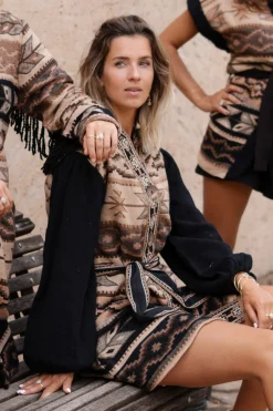 Veste longue Spirit Brown
