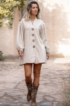 Veste longue Spirit Light Sand