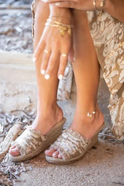 Wedge Inessa Baroque Taupe Print